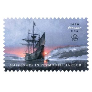 Mayflower in Plymouth Harbor