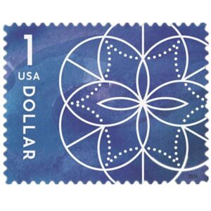 $1 Floral Geometry Stamps
