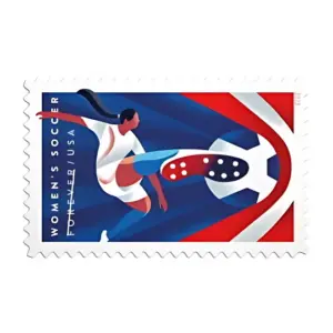 Women's Soccer Stamps