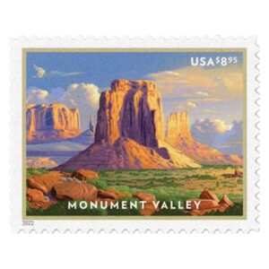$8.95 Monument Valley Stamps
