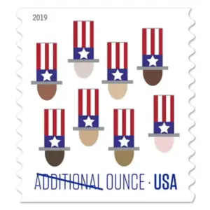2017 Uncle Sam’s Hat Additional Ounce Stamps 