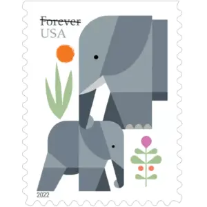 Elephants Stamps