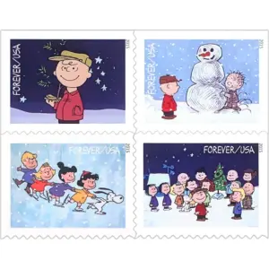 A Charlie Brown Christmas stamps