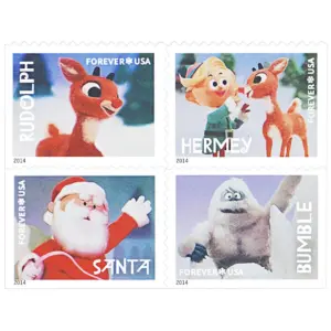 Rudolph the Red-Nosed Reindeer Stamps
