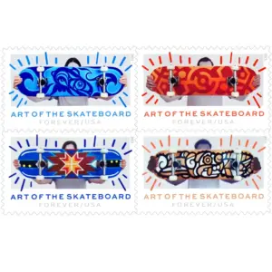 Art of the Skateboard Stamps