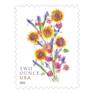Sunflower Bouquet Stamps Two Ounce