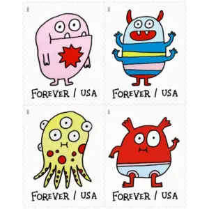 Message Monsters Stamps