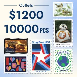 All Time Low (Price): $1200 Get 10000 Stamps, More Than 100 Styles to Choose