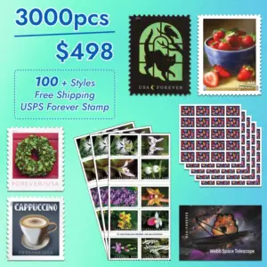 $489 Get 3000 Stamps, 100+ Styles Available