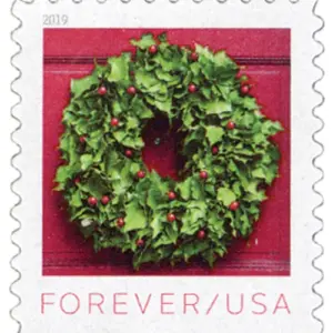 Holiday Wreaths Stamps