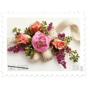 2 Ounce Garden Corsage Stamps