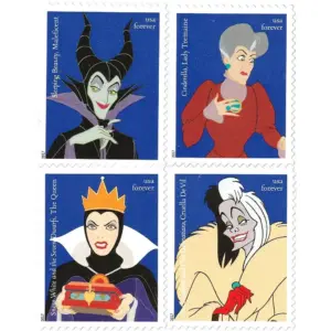 Disney Villains Stamps