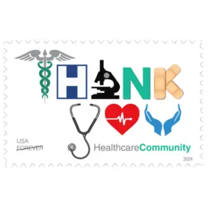 Thank You, Healthcare Community Stamps